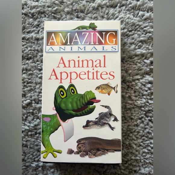 Amazing animals- animal appetites vhs - Picture 1 of 1